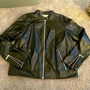 Michael Kors Faux Leather Jacket